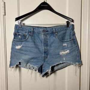 Levi’s 501 Denim Cutoff Distressed Women’s Shorts